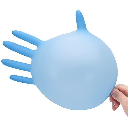 Nitrile Disposable Exam Gloves, Blue, Medical, Cleaning, Food-Safe, Powder Free, Non-Sterile, 1000-ct Case (Small)