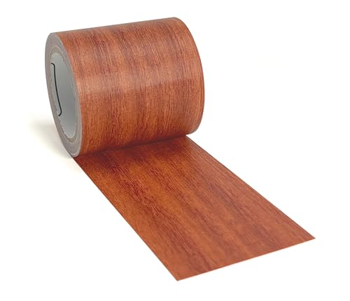 MATCH 'N PATCH Realistic Wood Grain Repair Tape - Durable Multi-Use Adhesive Tape for Furniture, Floors, Cabinets, Windows, Doors, RV, Home Decor & DIY Projects - Red Oak, 2.25 inch x 15 feet