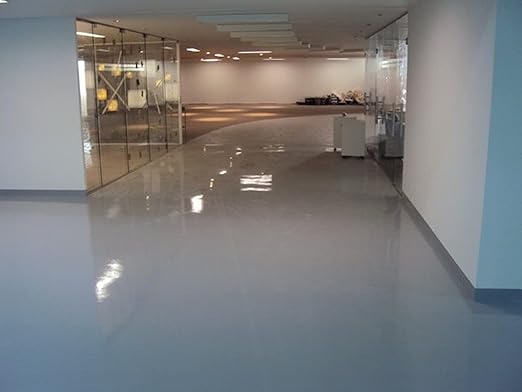Dove Gray Epoxy Resin Coating 100% Solids, High Gloss for Garage Floors, Basements, Concrete and Wood, 3 Gallon Kit