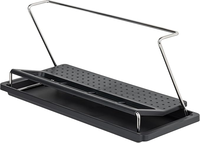 carrotez Bottle Drying Rack, Tumbler Rack with Drain Tray - Narrow and Wide Openings with Various Capacity, Mug Type and Cup Type - Black