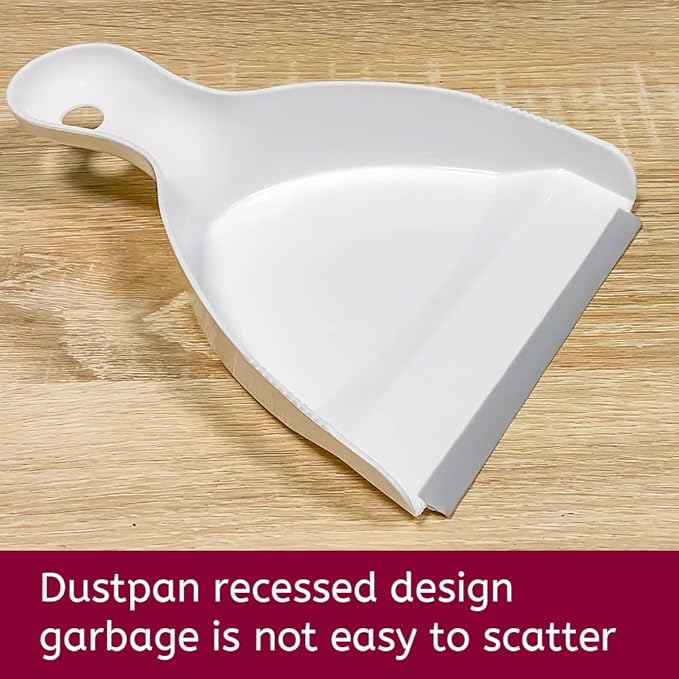 Small Dust Pan and Brush Broom - Dust Pan and Brush Set, Small Dustpan and Brush Set, Hand Broom and Dustpan Set, Dustpan with Brush, Dustpan and Brush Set is Daily Clean Tool for Family. (Gray 2 Set)