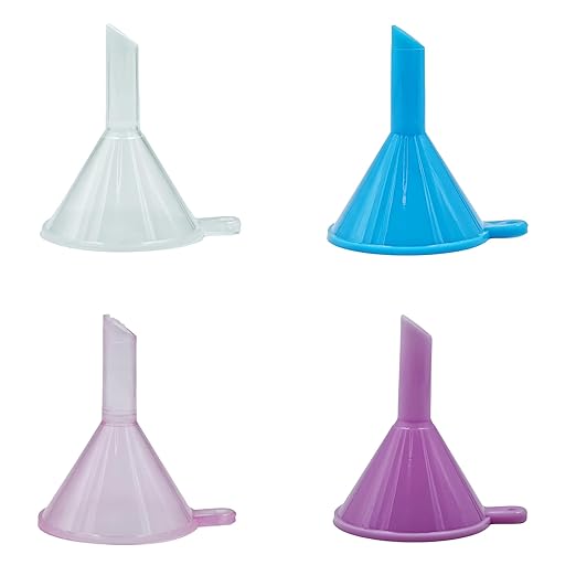 Tiny Small funnels for Filling Small Bottles Capsules Powder Mini Perfume Funnel (8 Pack)