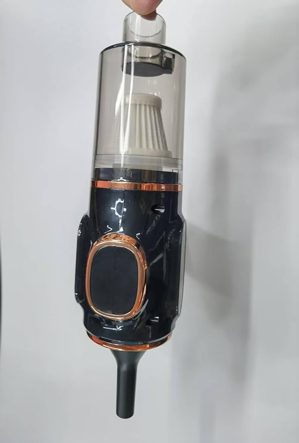Portable Car Vacuum Cordless Mini Handheld Vacuums Cleaner High Power with LCD Display and Multi-Nozzles, Hand held Cleaners for Car, Home, Office, Sofa, Pet Hair,Keyboard (Black)