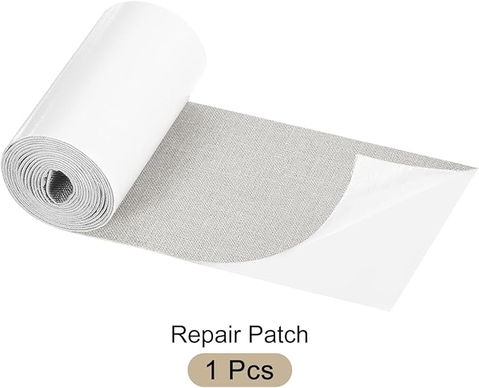 Repair Patches Repair Tape Self-Adhesive DIY Repair Patch Linen Gear Patch for Sofa, Furniture, Chair, Clothing,Tents,3x60 Inch,Slight Grey