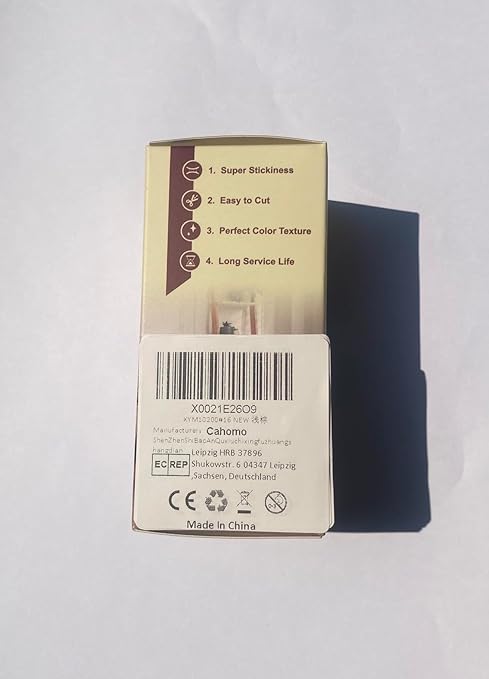 Linen Repair Tape 4x79 inch, Self Adhesive Fabric Patches, Linen Patch Tape Kit, Fabric Repair Tape for Couch Sofas, Headboards, Chairs, Pillows, Curtains, Couches - Light Brown