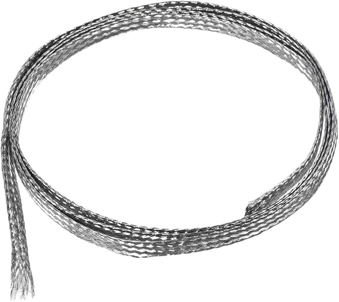 uxcell 3.3Ft - 13/64 Inch 304 Stainless Steel Sleeving Expandable Hose Cover