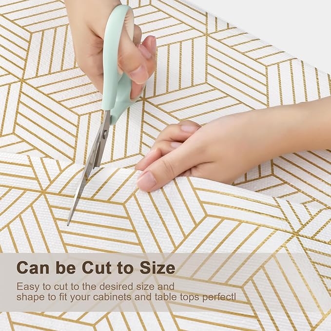OcePor Non-Adhesive Drawer and Shelf Liner 17.5IN x 30FT,Non-Slip Kitchen Cabinet Liner Non-Adhesive Thick Strong Grip Waterproof Washable