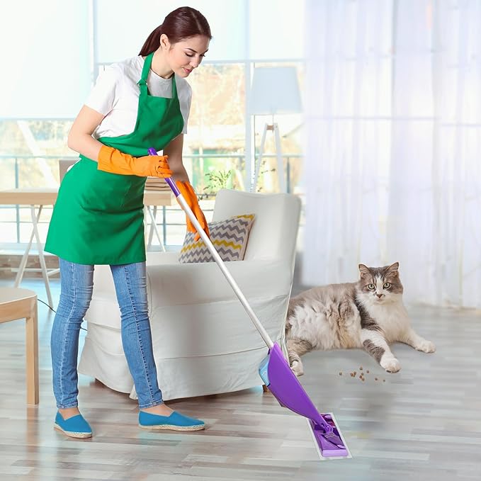 40 Pack Disposable Mop Pad Refills for Swiffer Wet Jet ,Dry&Wet Mopping Pad Compatible with Swiffer Wet Jet and Any Model of Velcro Mop,Multi Surface WetJet Pad for Floor Cleaning