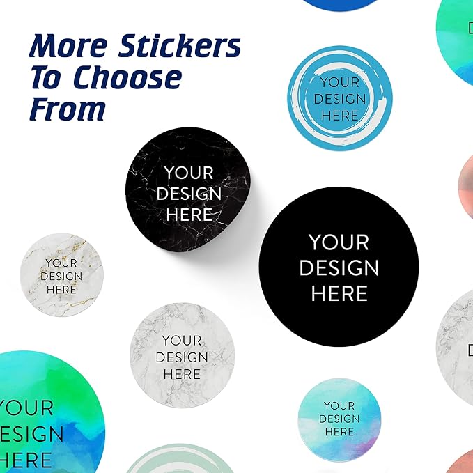 5-1000 Custom Vinyl Stickers - Upload Your own Image, Text, Design, Logo - Personalized Logo Labels for Handmade, Packaging, Bottle, Jars, Candle, Brand Stickers (Black, 4x4)