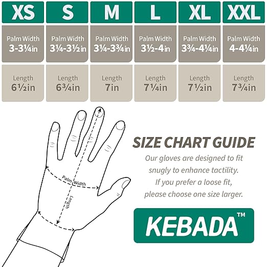Kebada W1 Work Gloves for Men and Women,12 Pairs Touchscreen Working Gloves with Grip, PU Coating on Palm & Fingers,Gray XXL