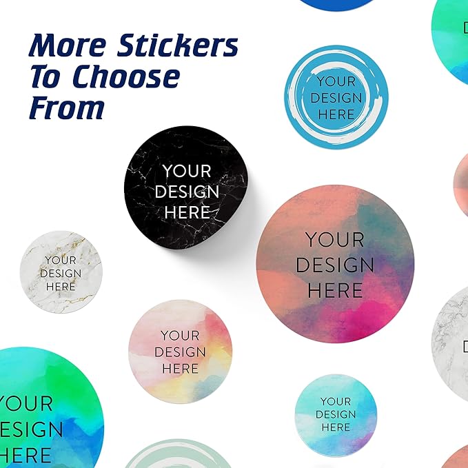 100 Custom Vinyl Stickers - Upload Your own Image, Text, Design, Logo - Personalized Logo Labels for Handmade, Packaging, Bottle, Jars, Candle, Brand Stickers (Rose, 4x4)