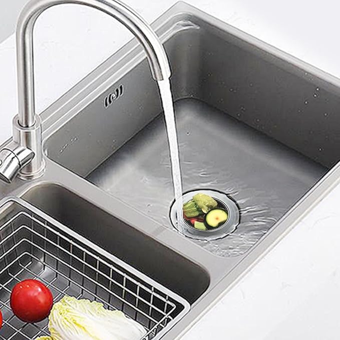 Stainless Steel Drainage Basket, Corner Sink Filter Basket,4.5-inch Sink Drainage Filter and Faucet Hanging Stainless Steel Drainage Basket, Kitchen Sink Drainage Filter, Sink Drainage Filter(2Pcs)