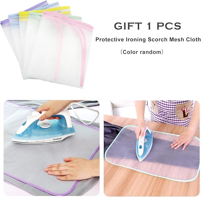 Ironing Mat,Thickened (32x55 inch) Ironing Blanket Ironing Pad, Double-Side Using Heat Resistant Pad Extra Extra Large Ironing Mat for Table Top,Countertop,Etc.
