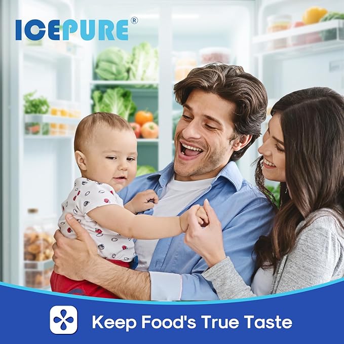 ICEPURE AF008 Compatible with Pureair Ultra 2 Refrigerator Air Filter, Pure Air Ultra 2, Pureair Ultra ii, Electrolux 242047805, 5303918847, PAULTRA2, PD00044143, PS12364179, EAP12364179, 3PACK