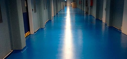 Coloredepoxies 10017 Dark Blue Epoxy Resin Coating Made with Beautiful and Vibrant Pigments, 100% solids, For Garage Floors, Basements, Concrete and Plywood. 3 Gallon Kit