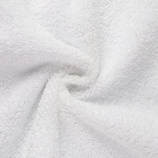 Orighty Microfiber Washcloths Bulk Towels Set 100 Pack, Highly Absorbent and Soft Feel Face Cloths, Multi-Purpose Wash Cloths & Hand Towels for Bathroom, Hotel, Spa, and Gym, 12x12 Inch, White