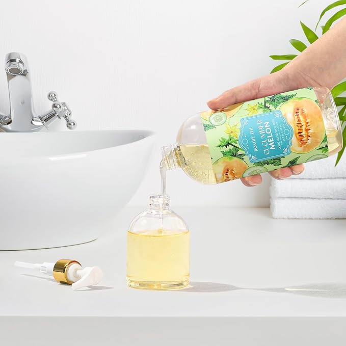 ROMIIE ZOI Liquid Hand Soap Refill, Cucumber&melon, Gentle & Moisturizing Formula, 750 ML/ 26 FL OZ