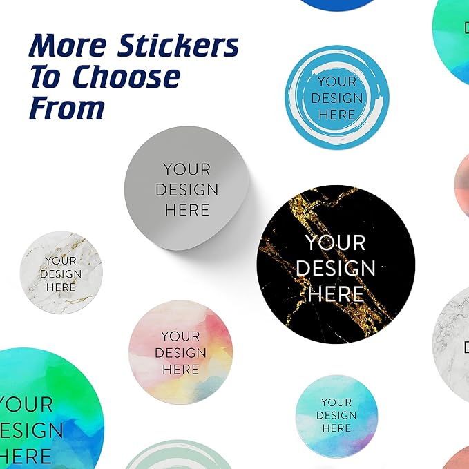 100 Custom Vinyl Stickers - Upload Your own Image, Text, Design, Logo - Personalized Logo Labels for Handmade, Packaging, Bottle, Jars, Candle, Brand Stickers (Gray, 2x2)