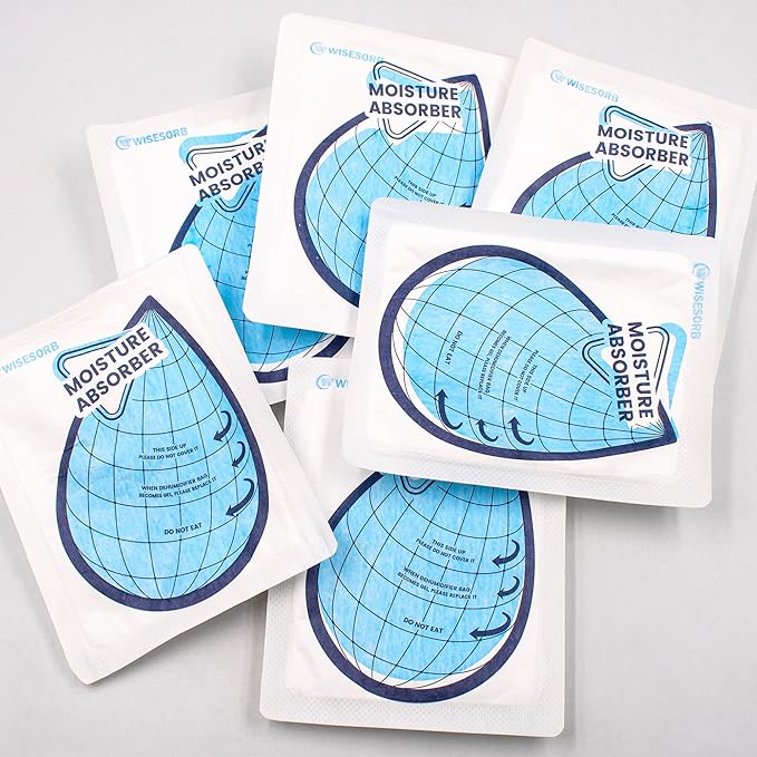 50 Gram 18 Packs Moisture Absorbers for Closet, Dehumidifier for Bedroom Dehumidifier Bags for Bathrooms, Basements, Rvs, Humidity Bags Humidity Packets Moisture Bags for Cars