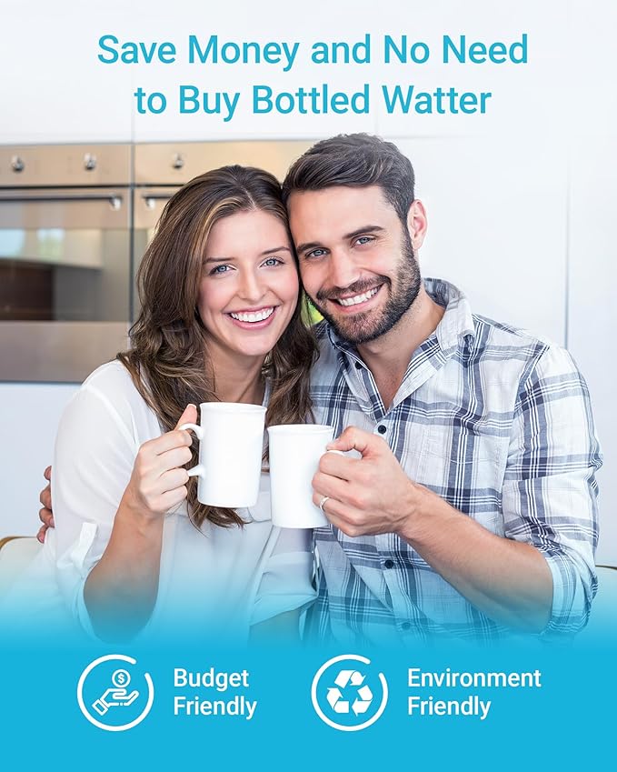 AQUA CREST XWF Replacement for GEยฎ XWF, NSF Certified Refrigerator Water Filter, 2 Filters (Not XWFEยฎ)