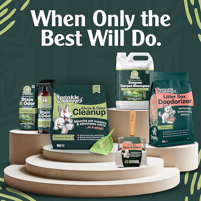 Enzyme Carpet Cleaner - Enzyme Carpet Shampoo (32oz) - Carpet Cleaner Solution to Eliminate Tough Stains & Neutralize Odors - Removes Dog, Cat, All Pets Urine- Use with All Machines
