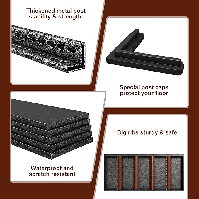 48" W Garage Shelving Heavy Duty,3000LBS Loads Adjustable Garage Storage Shelves,5-Tier Metal Storage Racks and Shelving Units, Utility Rack Shelves,48”W x 24”D x 78”H,Silver