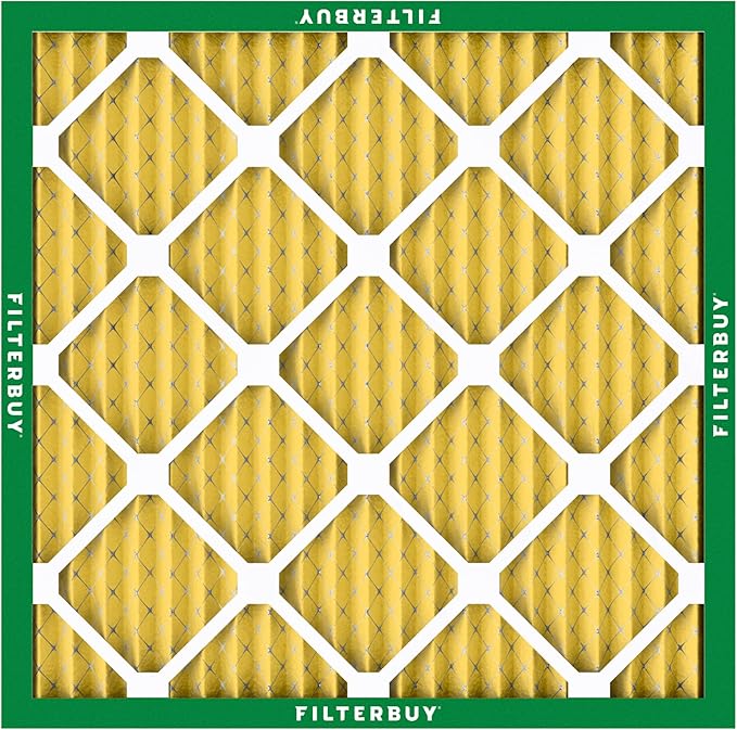Filterbuy 24x24x1 Air Filter MERV 11 (MPR 1200) Allergen Defense Replacement (4-Pack), Electrostatic Pleated HVAC AC Furnace Filters, Made in USA (Actual Size: 23.38 x 23.38 x 0.75)