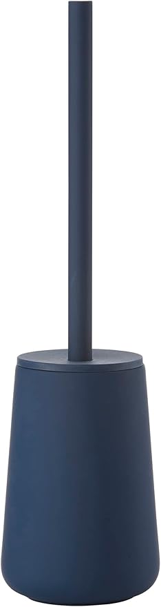 Zone Denmark Nova One Ceramic Toilet Brush | with Brush Holder Soft Touch | Enhance Your Bathroom with a Chic and Practical Duo for Modern Style and Effortless Hygiene - Coating (Royal)