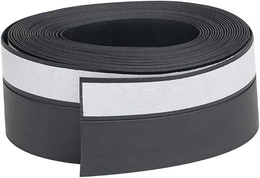 Black Weather Stripping for Window Doors Self Adhesive Weatherstrips 16 Feet Door Sweep – Wind, Dust, Draft & Insect Proof – Insulation - Rubber Door Strips to Seal Door