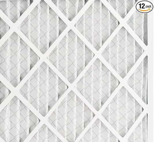 BNX TruFilter 14x18x1 Air Filter MERV 8 (12-Pack) - MADE IN USA – Dust & Pet Defense Electrostatic Pleated Air Conditioner HVAC AC Furnace Filters for Dust, Pet, Mold, Pollen MPR 600 – 700 & FPR 5