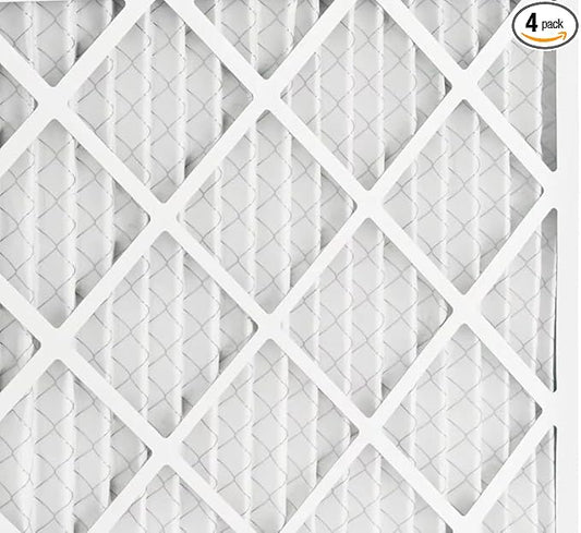BNX TruFilter 14x20x1 MERV 10 (4-Pack) AC Furnace Air Filter - MADE IN USA - Pleated Air Conditioner HVAC AC Furnace Filters - Removes Odor, Mold, Bacteria, Smoke
