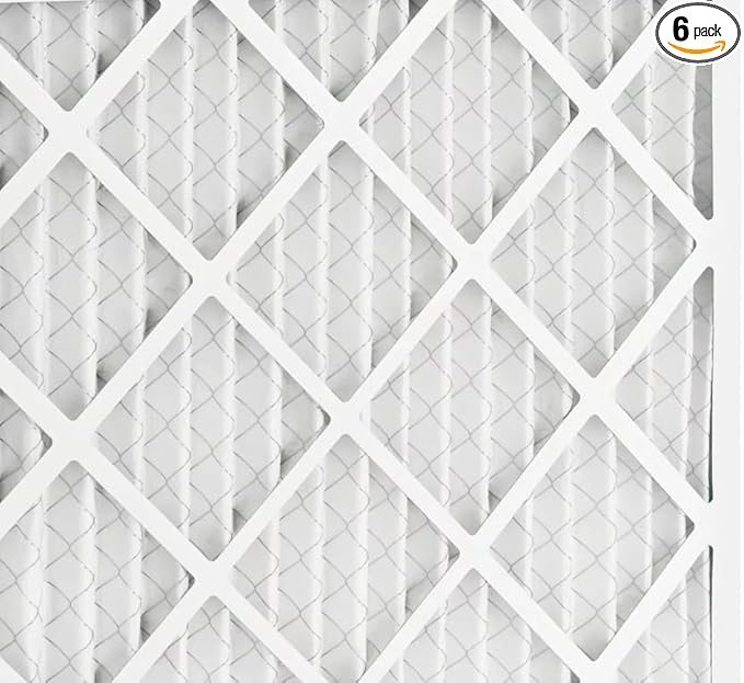 BNX TruFilter 18x20x1 MERV 10 (6-Pack) AC Furnace Air Filter - MADE IN USA - Pleated Air Conditioner HVAC AC Furnace Filters - Removes Odor, Mold, Bacteria, Smoke