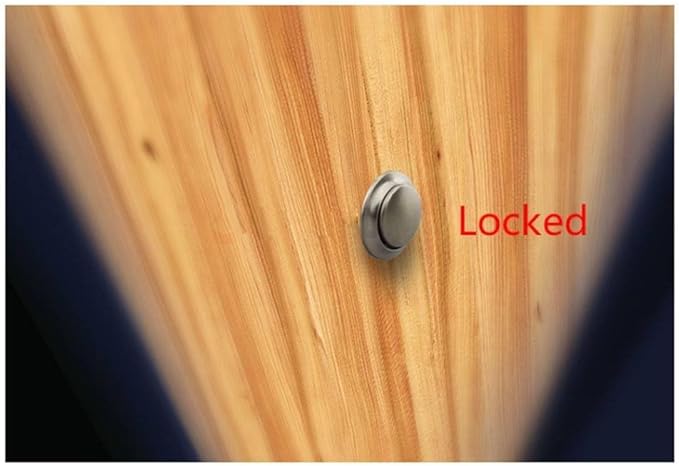 Encell Set of 5 Push Button Latch Cupboard for RV Camper Motor Home Caravan