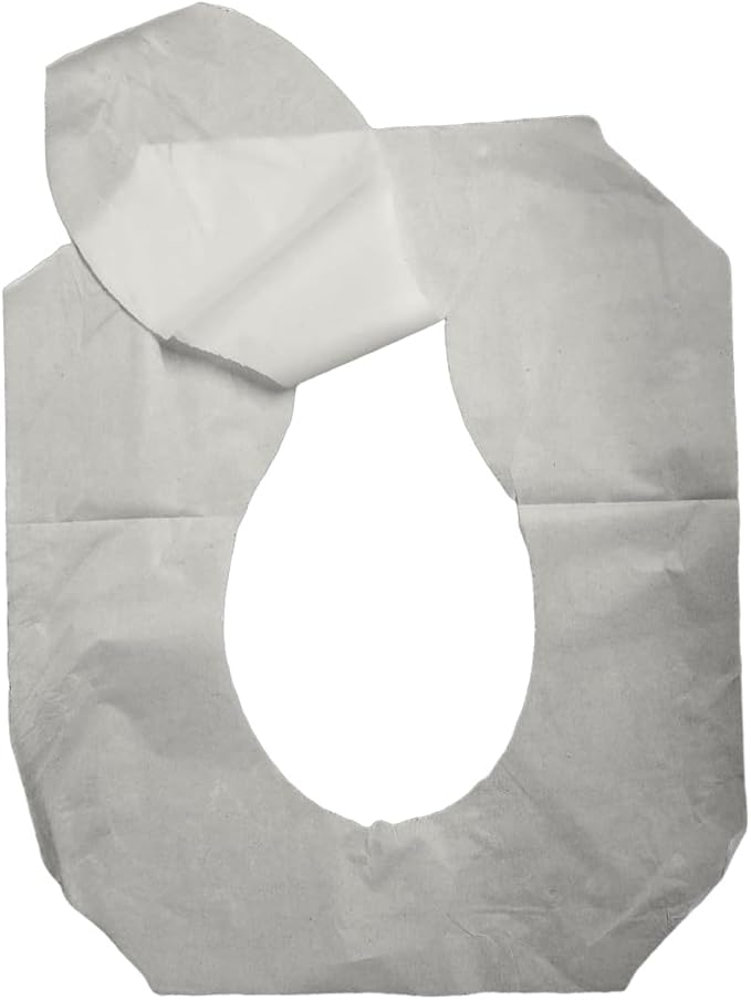 2500 Paper Toilet Seat Covers - Thick Flushable Half-Fold Paper Disposable Toilet Seat Dispensers Cover Liners for Travel & Public Restroom Toilet Bowls (2500)