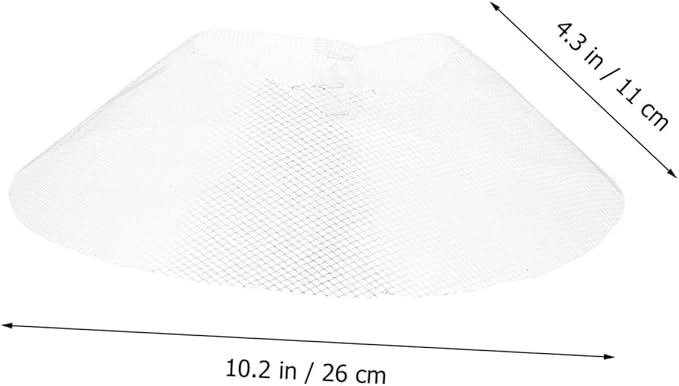 10PCS Durable Range Hood Filter Net Kitchen Replacement Practical Bowl Shaped Oil Filter for Home and Restaurant Exhaust Fans