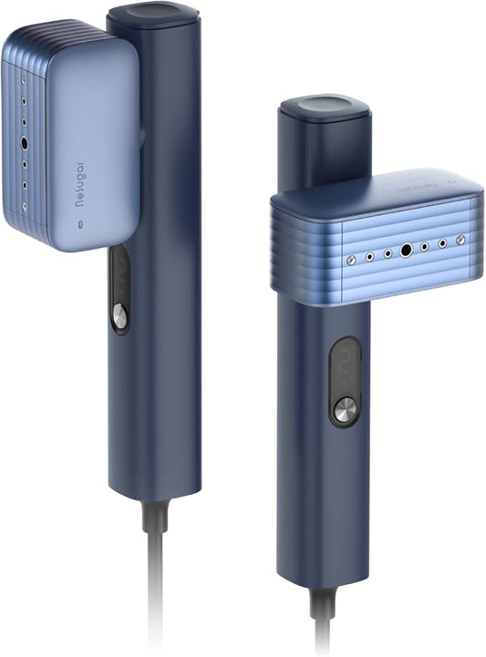 nesugar G2 Pro Smart Handheld Steamer for Clothes – Global Voltage Adaptation, Palm-Sized & Lightweight (0.8lb), Dual Steam Modes, Easy Wrinkle Remover, Auto Shut-Off, for Travel & Home (100-240V)
