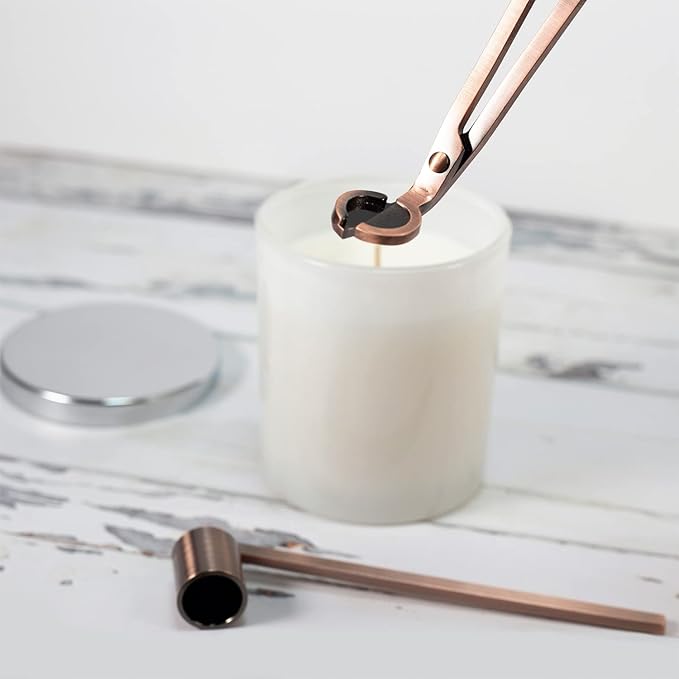 Candle Wick Trimmer and Candle Snuffer Accessory Set – Pick Your Color