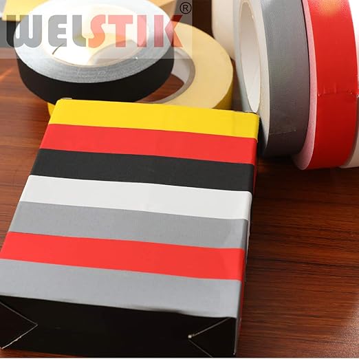 WELSTIK 2 Pack Gray Gaffer Tape,2" X 33 Yards-10% Longer-Heavy Duty Gaffers Floor Tape Matte Finish for Film Schools,Broadcasting Classes, Box-Sealing,Multipurpose,Non-Reflective,Easy to Rip