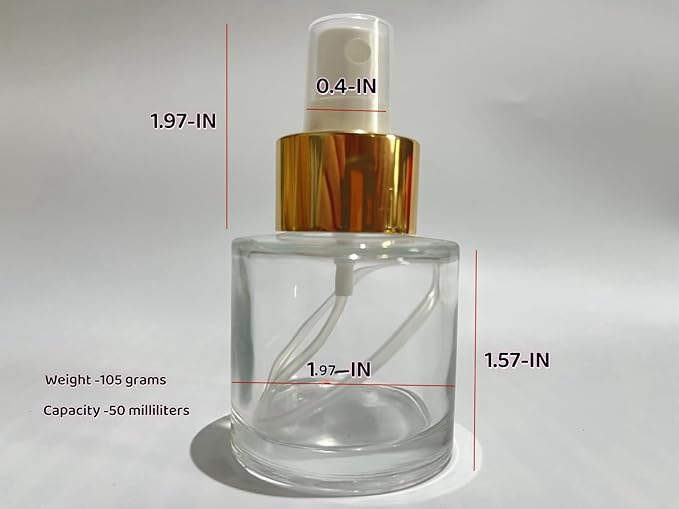 5 Pcs Reed Diffuser Bottle，50ml（1.7oz） Suitable for Household use，Reed Diffuser Base for Permanent Diffusion of Essential Oil or Spray,Cute Small Bottle Suitable for Small Spaces