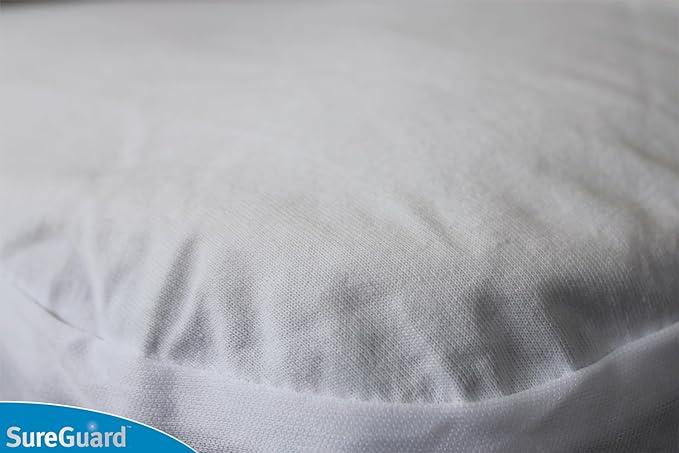 SureGuard Mini Crib Mattress Protector - 100% Waterproof, Hypoallergenic - Premium Fitted Cotton Cover for Portable Pack n Play - Smooth