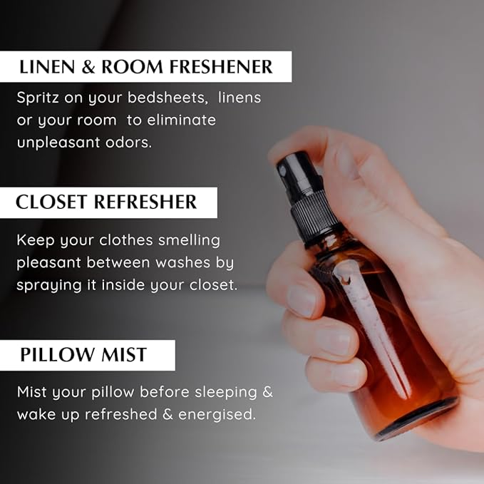 Ylang Ylang Room, Linen & Pillow Spray by Aromafume | 100ml/3.38 fl oz | with Ylang Ylang Essential Oil | Aromatherapy Spray | Mist for Bedding, Fabrics