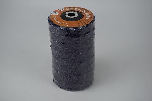 4 inch Stripping Discs Rust Remover Discs Remove Paint and Oxidation 5/8 inch Arbor Clean Discs Poly Strip Disc Angle Grinding Wheel - 10 Pack(Purple)