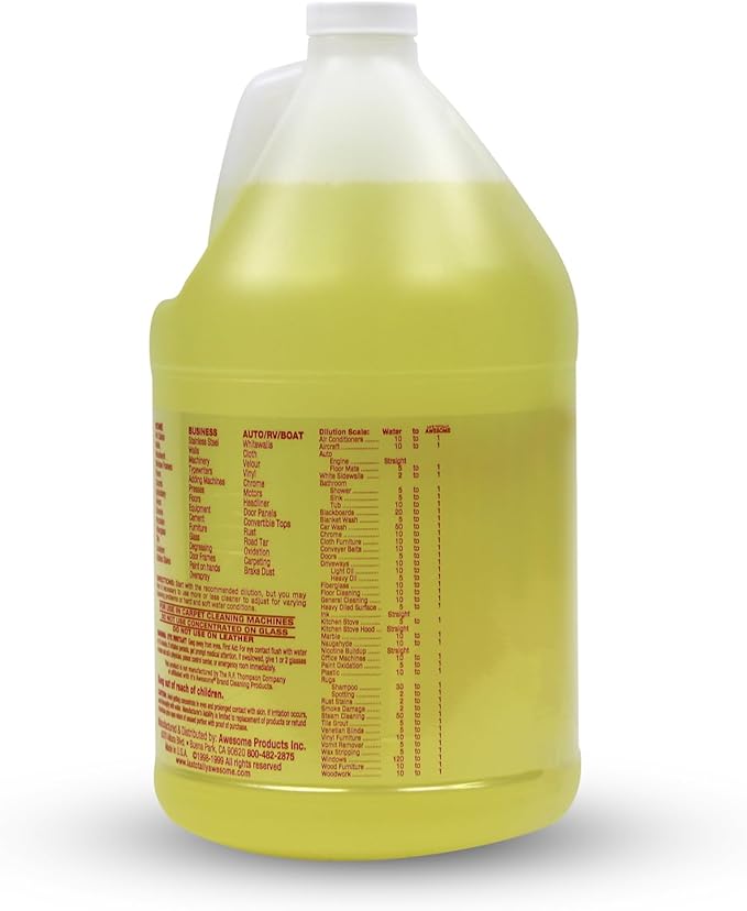 La's Totally Awesome All Purpose Cleaner Refill – 128oz (Pack of 2) Concentrated Multipurpose Cleaner & Heavy Duty Degreaser for Home, Kitchen, Bathroom, Floors, Spray Bottles & More