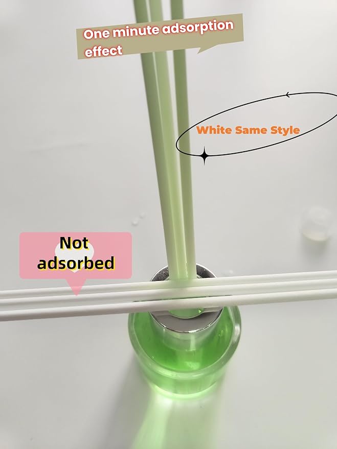 4PCS Reed Diffuser Bottles Empty, 20Pcs Reed Diffuser Stick, Diffuser Bottle Capacity 50ml (1.7oz) Diffuser Stick 3.5mm-190mm, Suitable for Home, Hotel, Restaurant, Office Aromatherapy Tasks