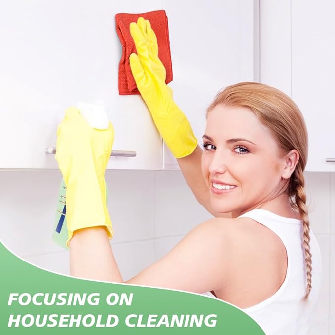 SINLAND Microfiber Dish Cloth for Washing Dishes Rags Best Kitchen Washcloth Cleaning Cloths 5 Color Assorted 12Inchx12Inch 10 Pack