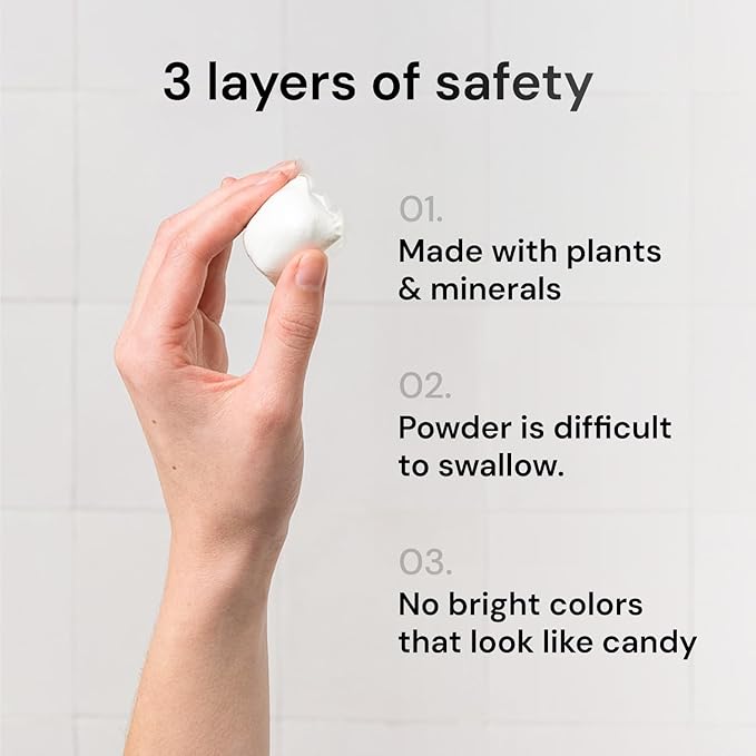 Grab Green 3-in-1 Laundry Detergent Pods, 132 Count, Gardenia Scent, Plant and Mineral Based, Superior Cleaning Power, Stain Remover, Brightens Clothes