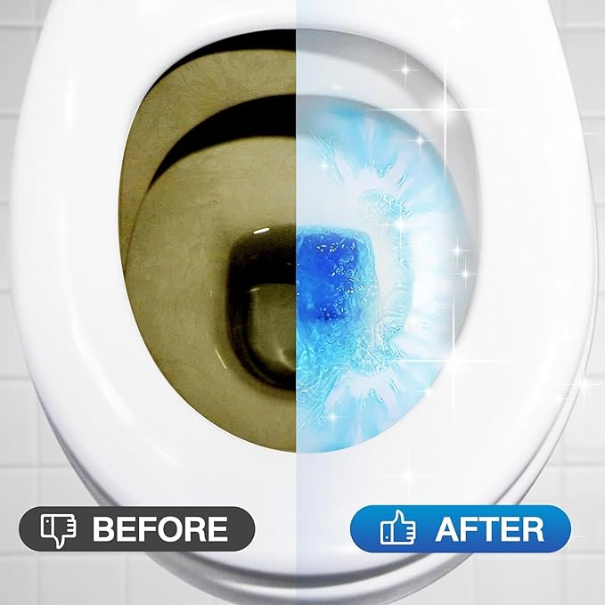 Vacplus Automatic Toilet Bowl Cleaner Tablets, Bathroom Toilet Tank Cleaner (100 PACK), VA-T165