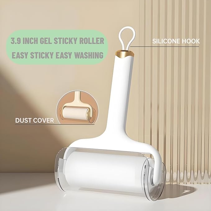 Reusable and Washable Lint Roller,Sticky Pet Hair and Dust Remover 3 Pack,3.9 Inch Lint Roller for Clothes, Couch and Carseats