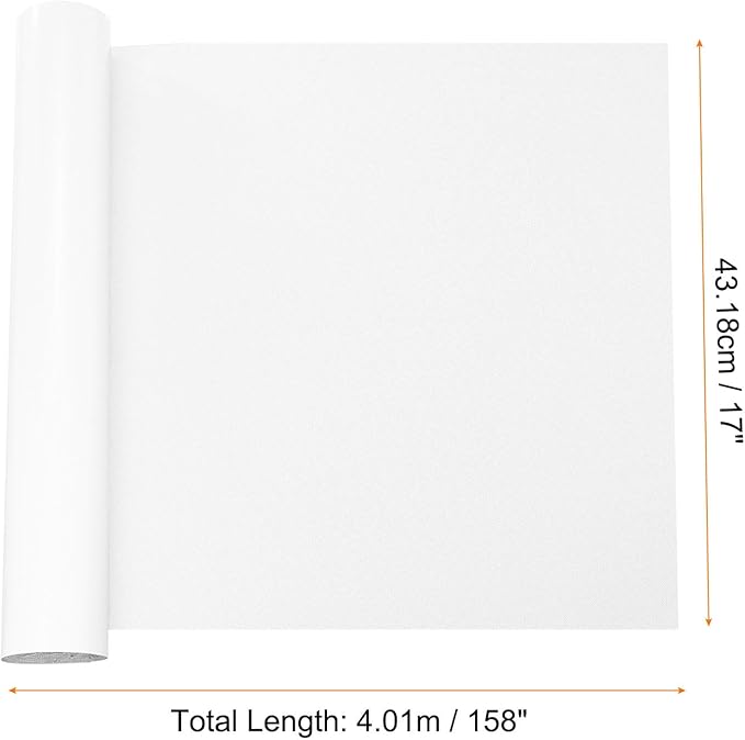 Repair Patches Repair Tape Self-Adhesive DIY Repair Patch Linen Gear Patch for Sofa, Furniture, Chair, Clothing,Tents,17x158 Inch,White