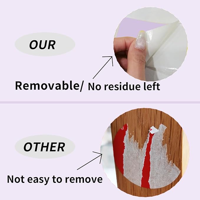 STARLIBOO Colored Labels Stickers 3 x 2 Inch, Rectangle Moving Labels Stickers, 250Pcs Garage Sale Price Stickers, Adhesive Moving Labels for Boxes(Lavender Purple)